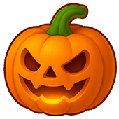 Orange pumpkin game icon