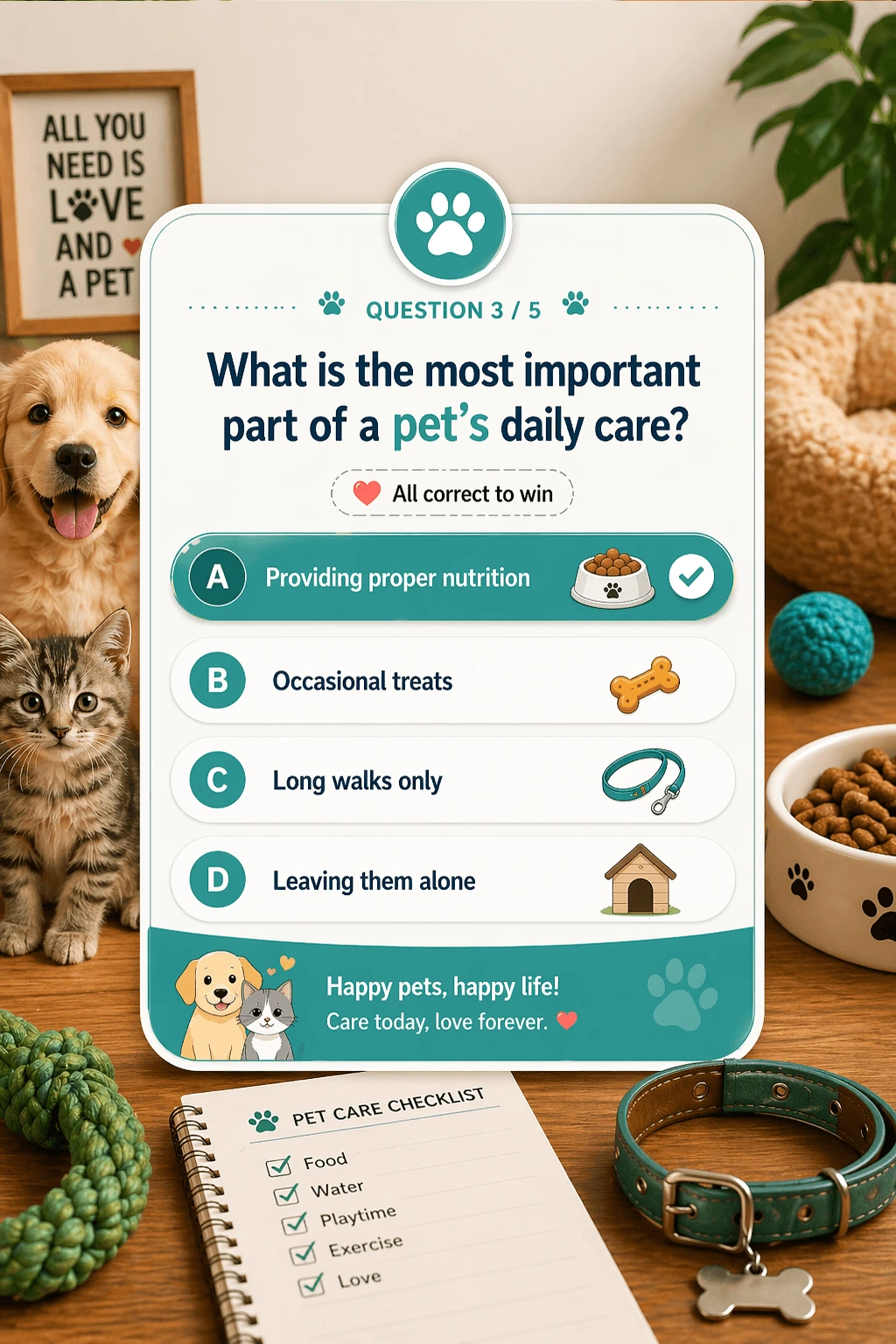 Branded quiz game created with Winday
