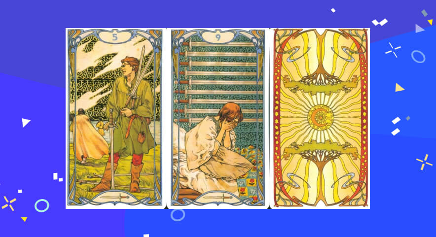 Tarot cards - principle of free interpretation and psychological projection