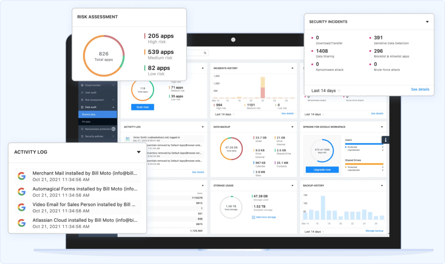 SaaS apps management tool for Google Workspace