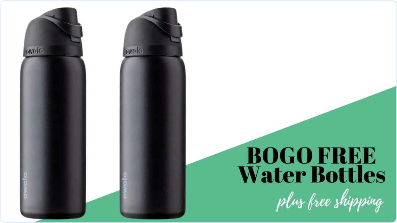 BOGO Free Water Bottles plus free shipping