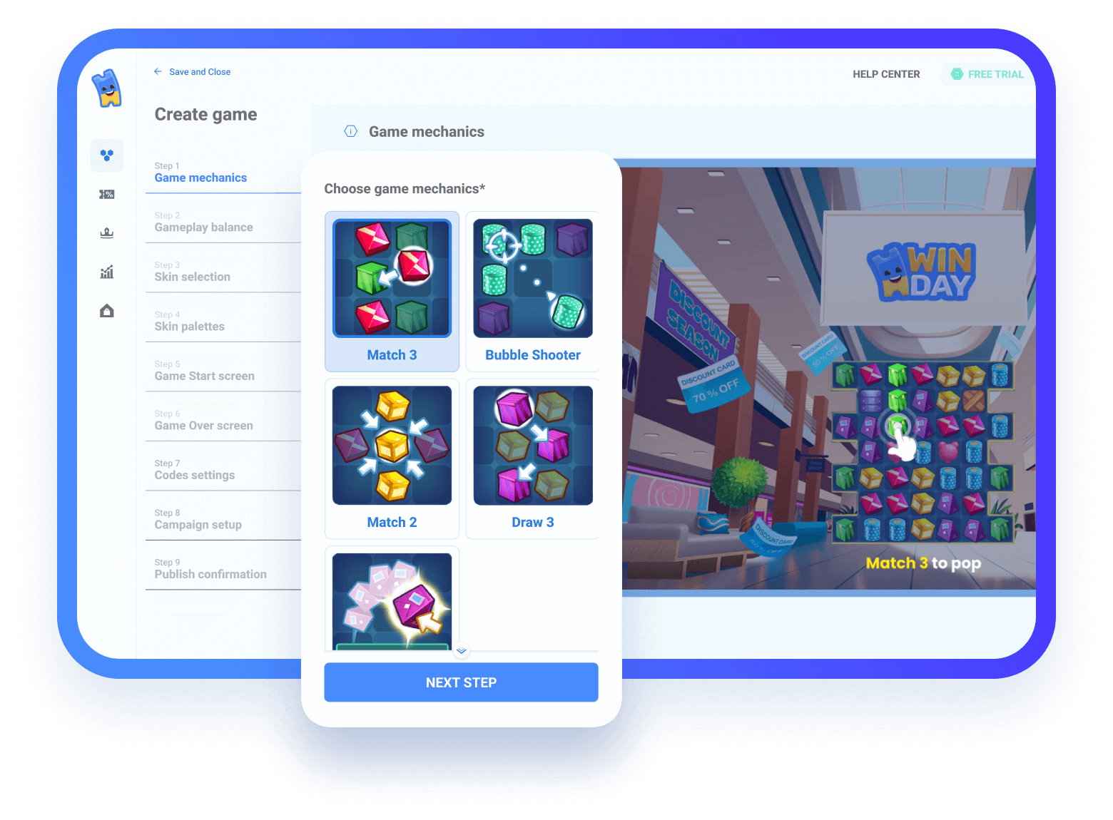 Create Branded Instant Game with Winday