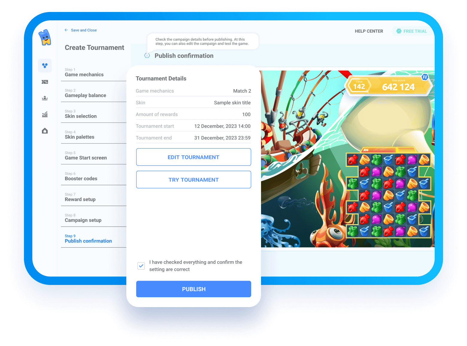 Create and Publish Marketing Tournaments with Winday