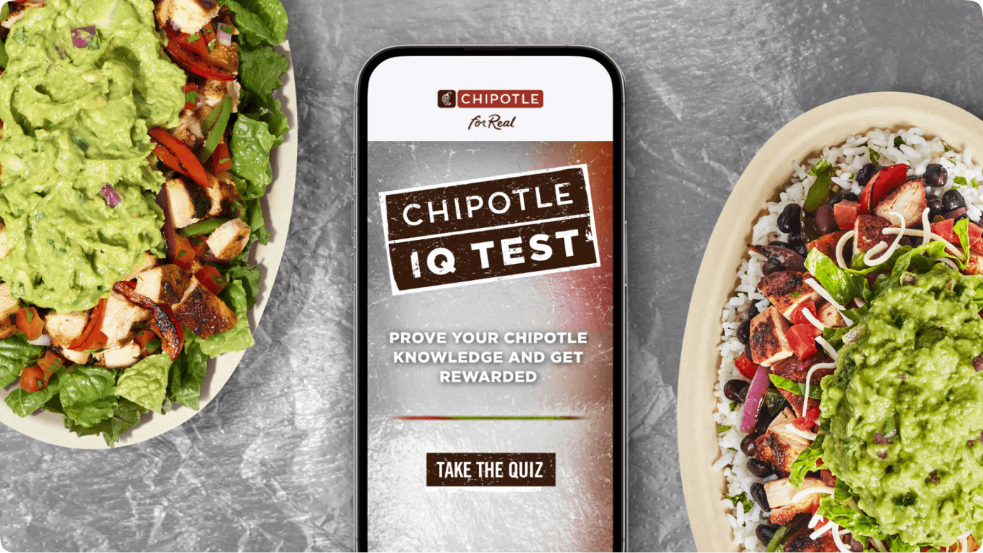 Chipotle’s IQ Test with Menu Questions