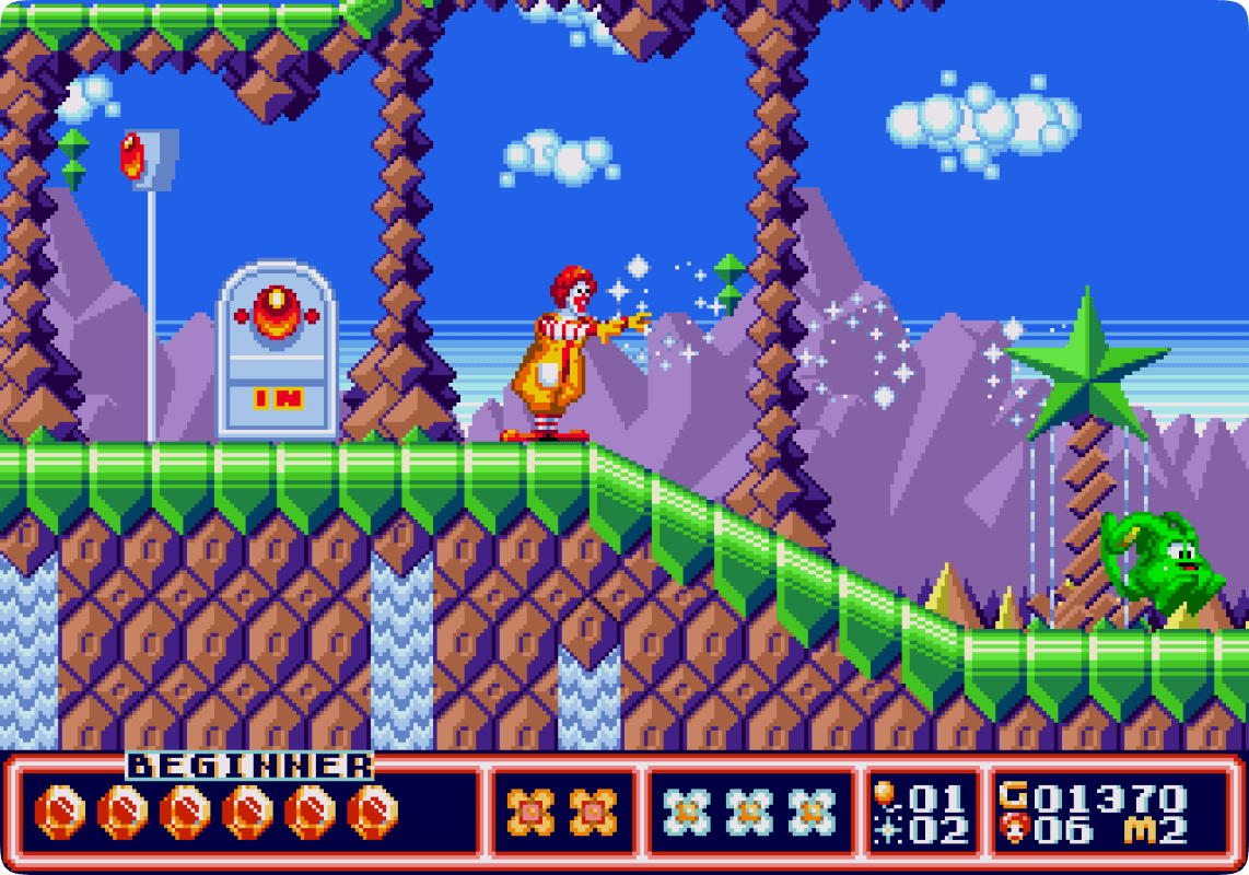 McDonald's Treasure Land Adventure Sega Game