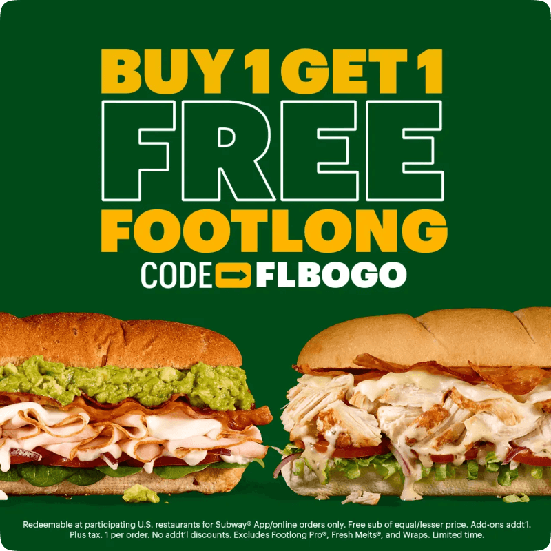 Subway’s BOGO deal