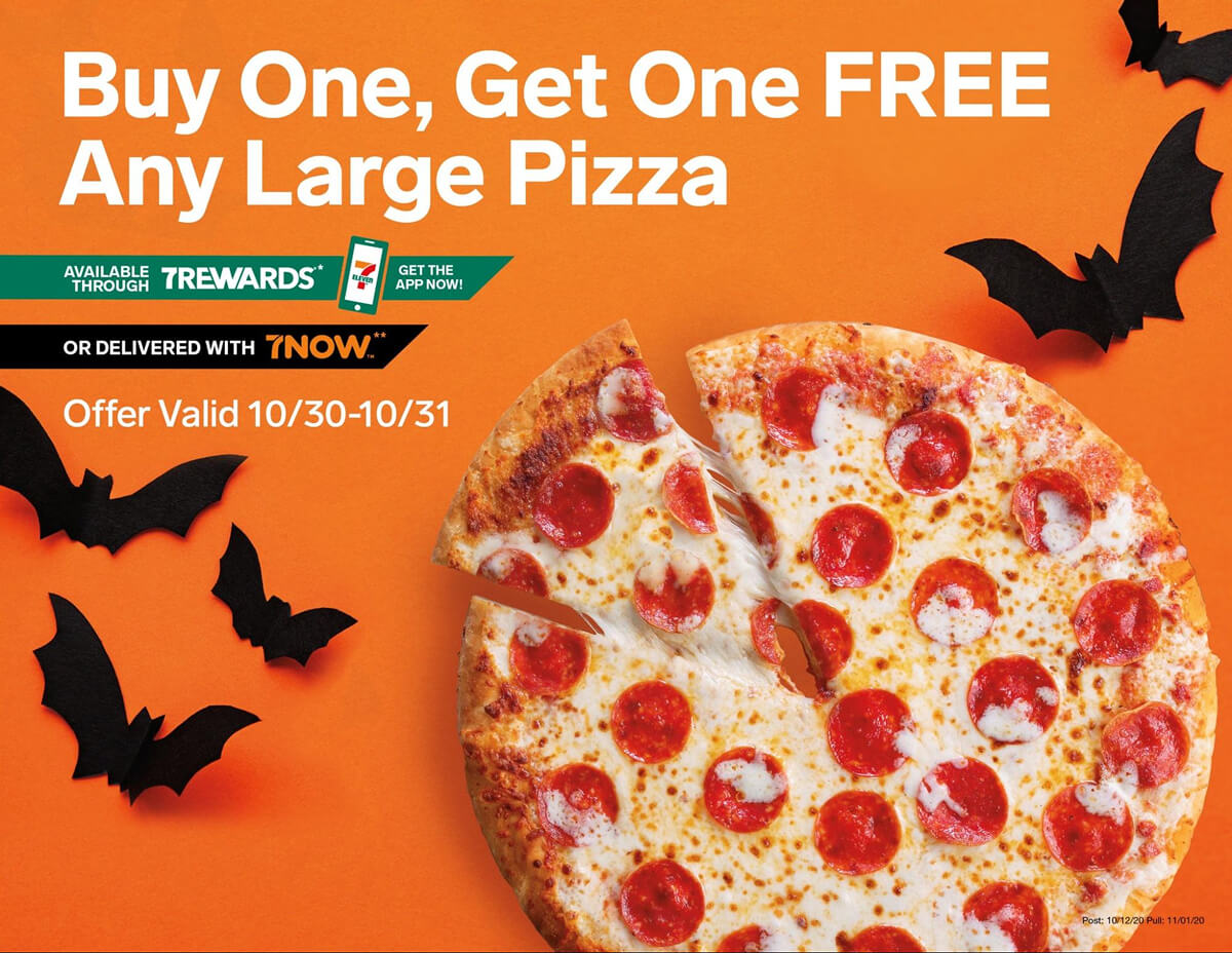 BOGO offer on Halloween from 7-Eleven