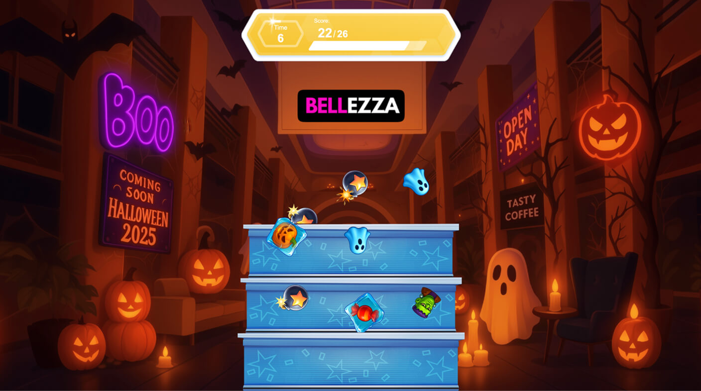 Marketing Game for Halloween Marketing Campaign for Bellezza store