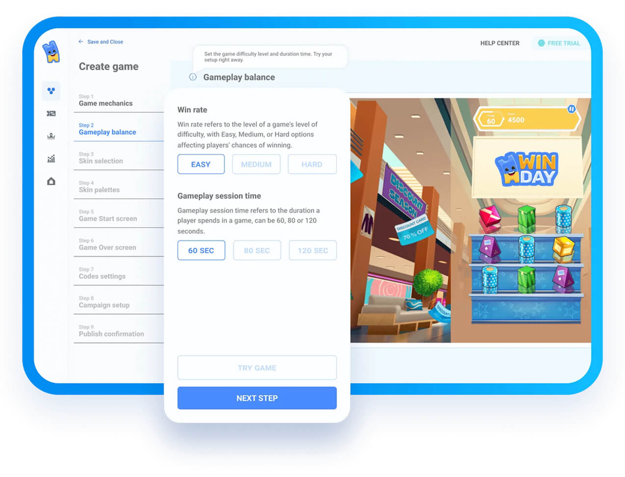 Winday: Choosing Game format and balance