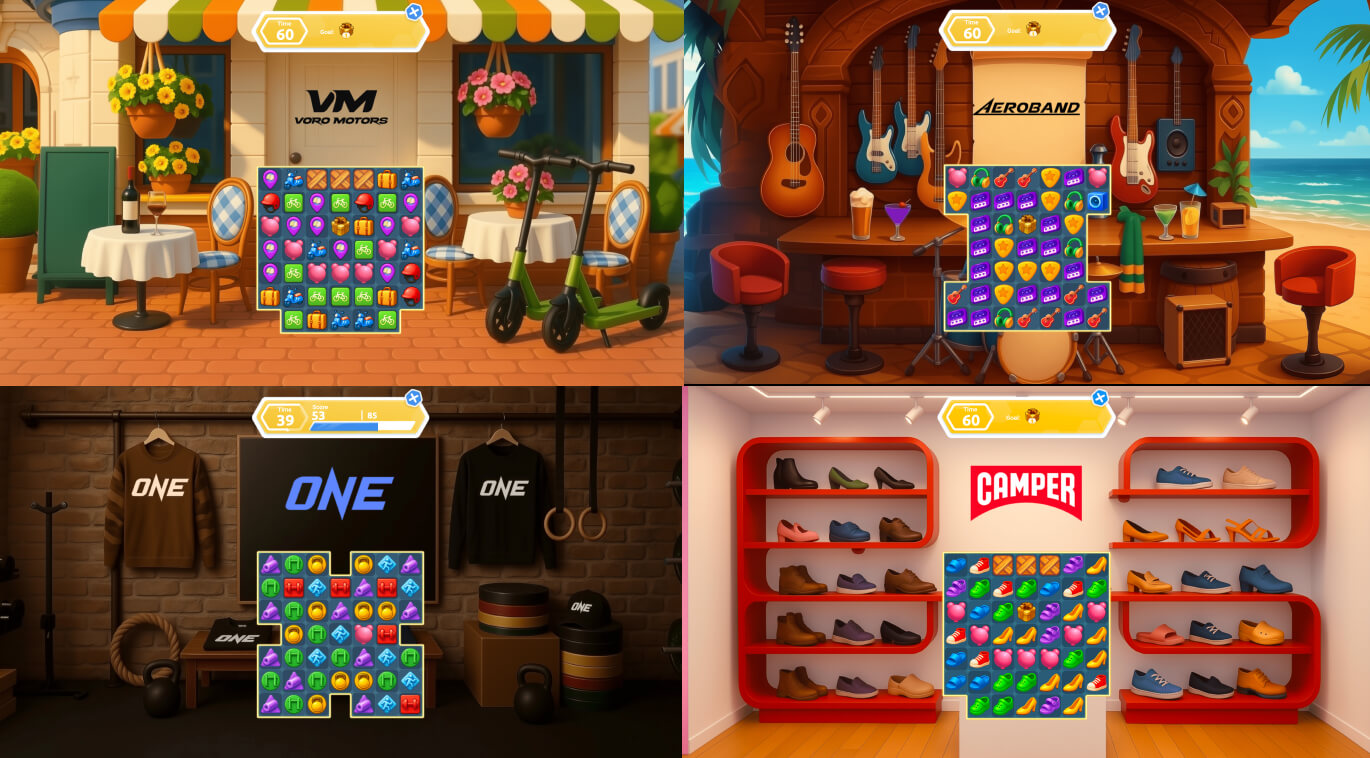 Branded Marketing Games creation with Winday