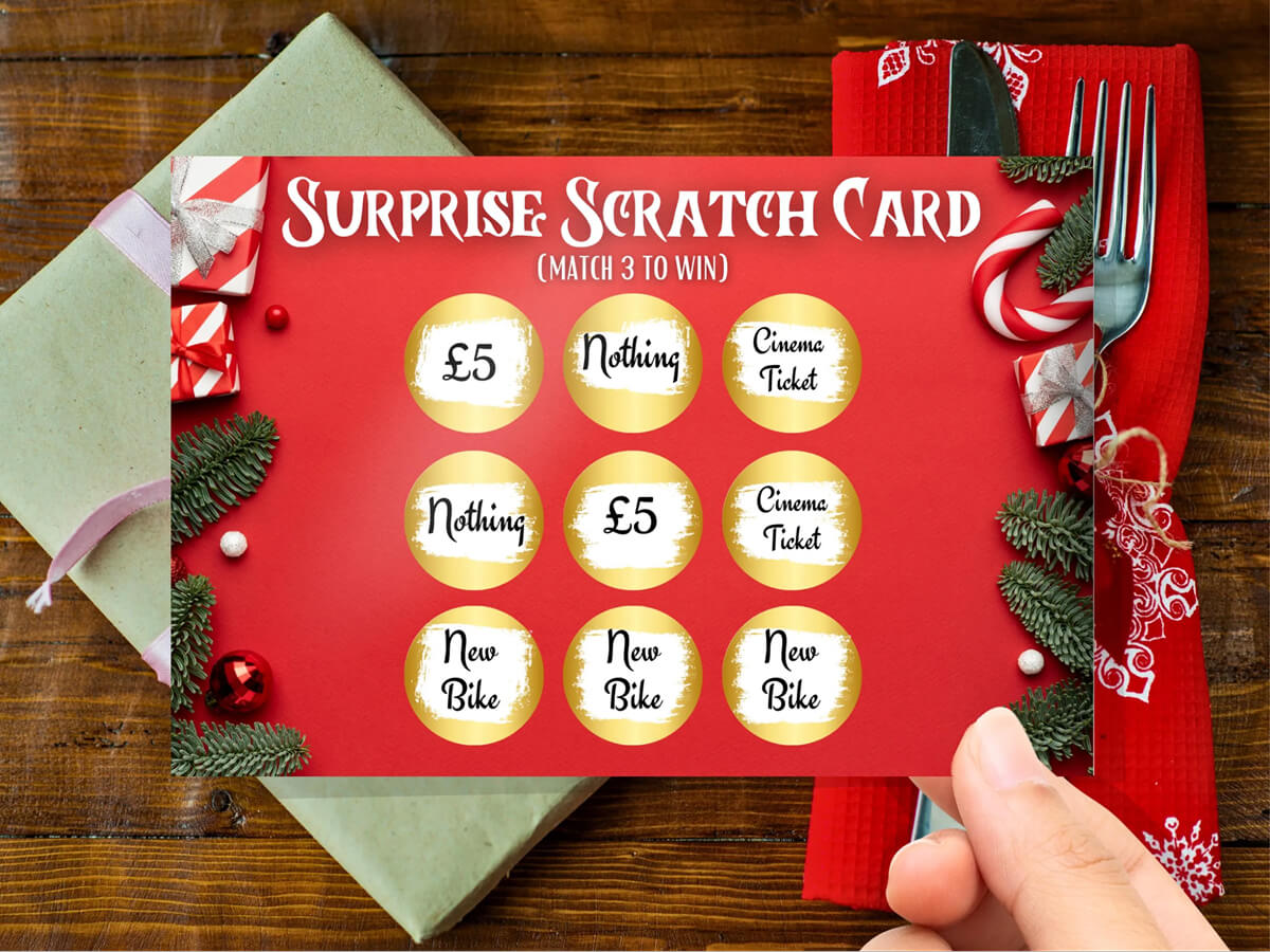 Christmas Promotion: Surprise Scratch Card