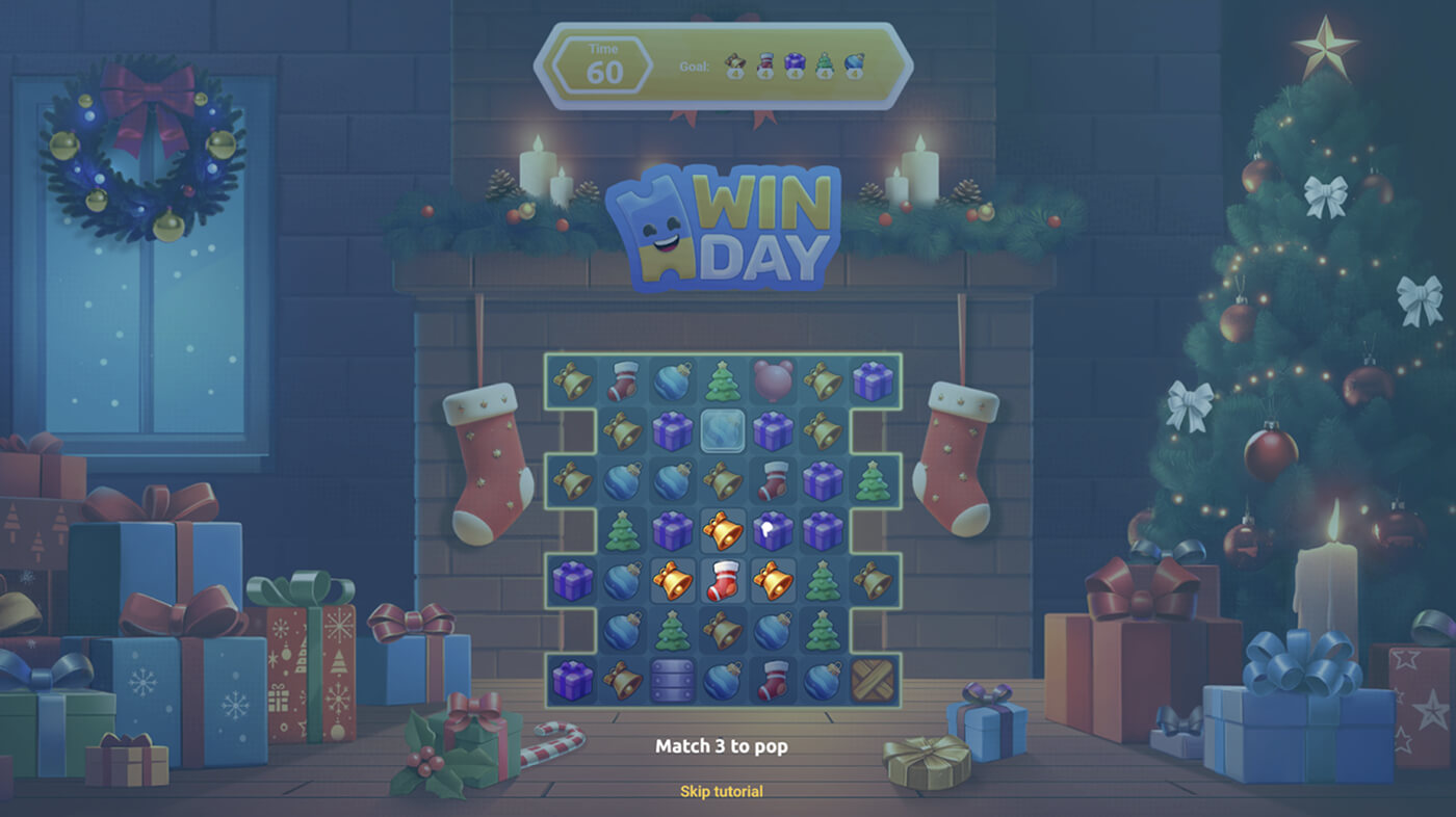 Match 3 “try game” mode before publishing